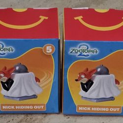 McDonald’s Zootopia 2- Toy #5 Nick Hiding Out