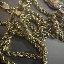 2.2 Rope Chain 10k 20 Inches Long New 