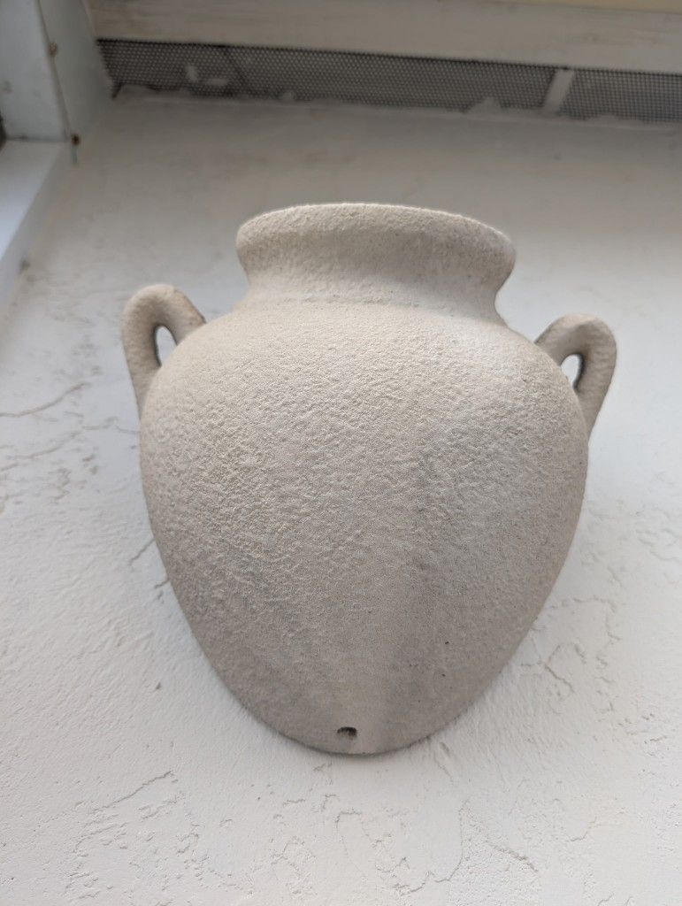 Cast Stone Wall Vase/ Planter 