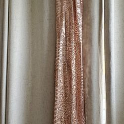 Rose Gold Sequence Party Dress