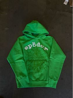 Green spider hoodie bulk available