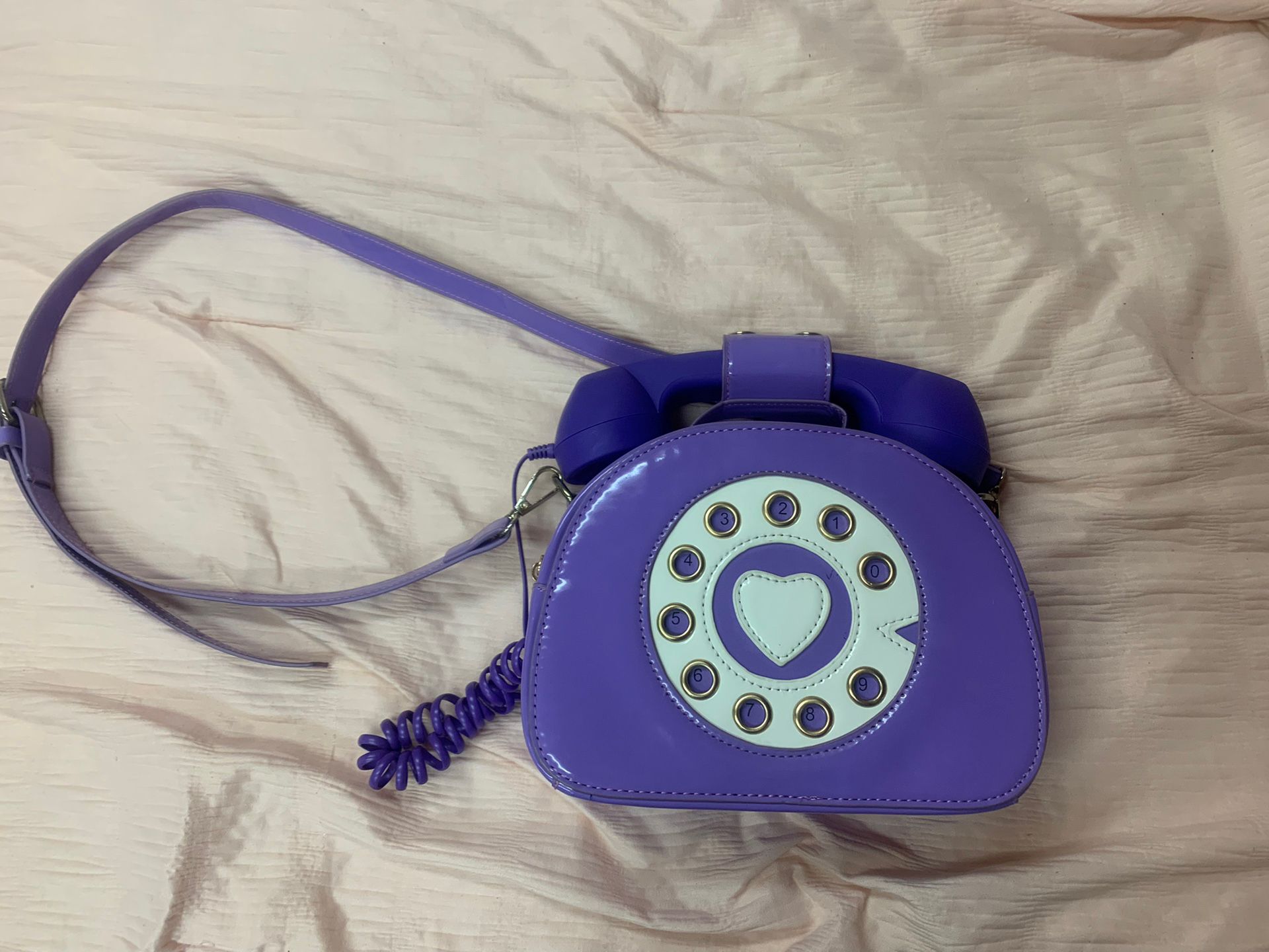 Purple Telephone Purse