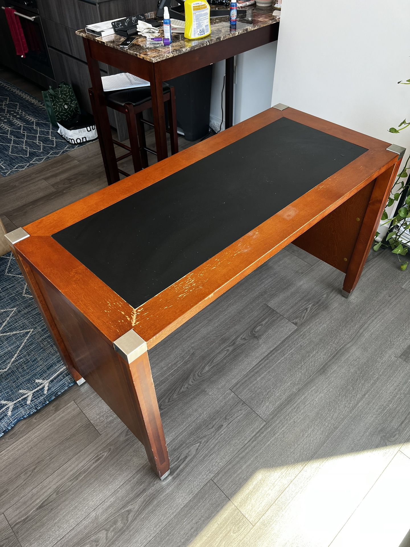 Wood Desk (48Lx22Wx30H)