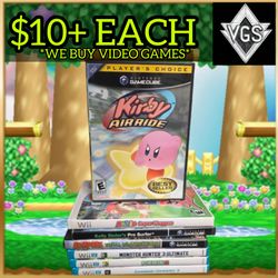 Nintendo Game Lot GameCube Wii Wii U Kirby Air Ride Pikmin 3 Xenoblade X