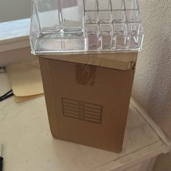 Acrylic Jewelry And Vanity Lipstick Holder