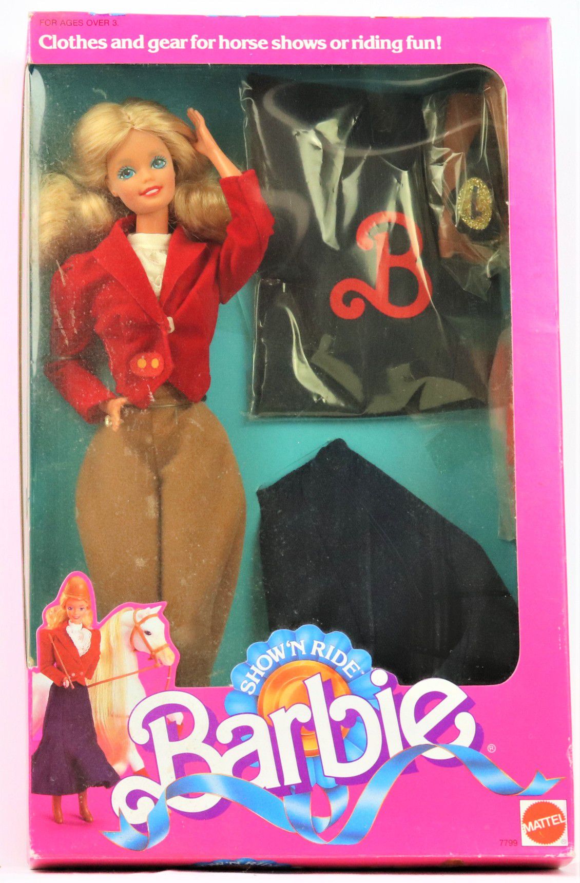 Vintage Show N Ride Barbie Doll 1988