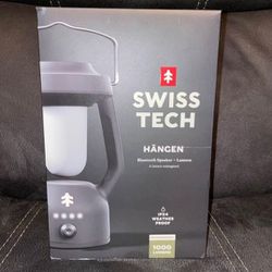 Swiss Tech Rechargeable LED Lantern
with Bluetooth Speaker