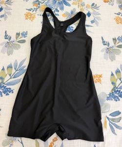 Black Racerback Romper