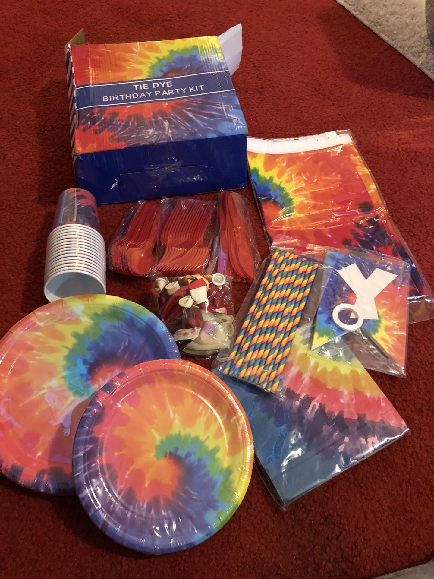 Tie Dye Party Set 