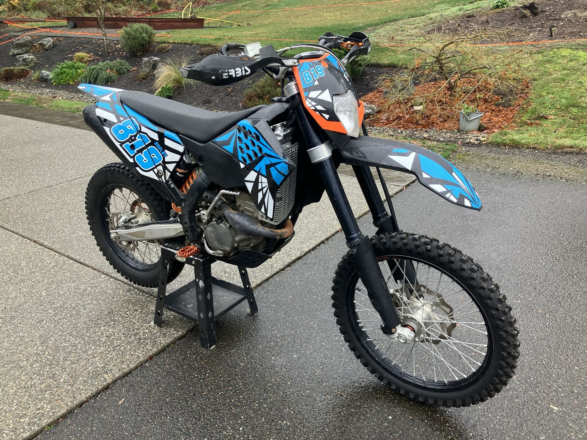 2008 KTM 250 XCF Plated
