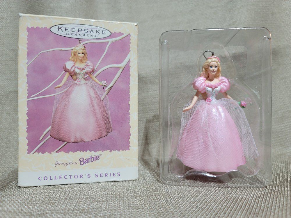Hallmark Keepsake Ornament Springtime Barbie 1996