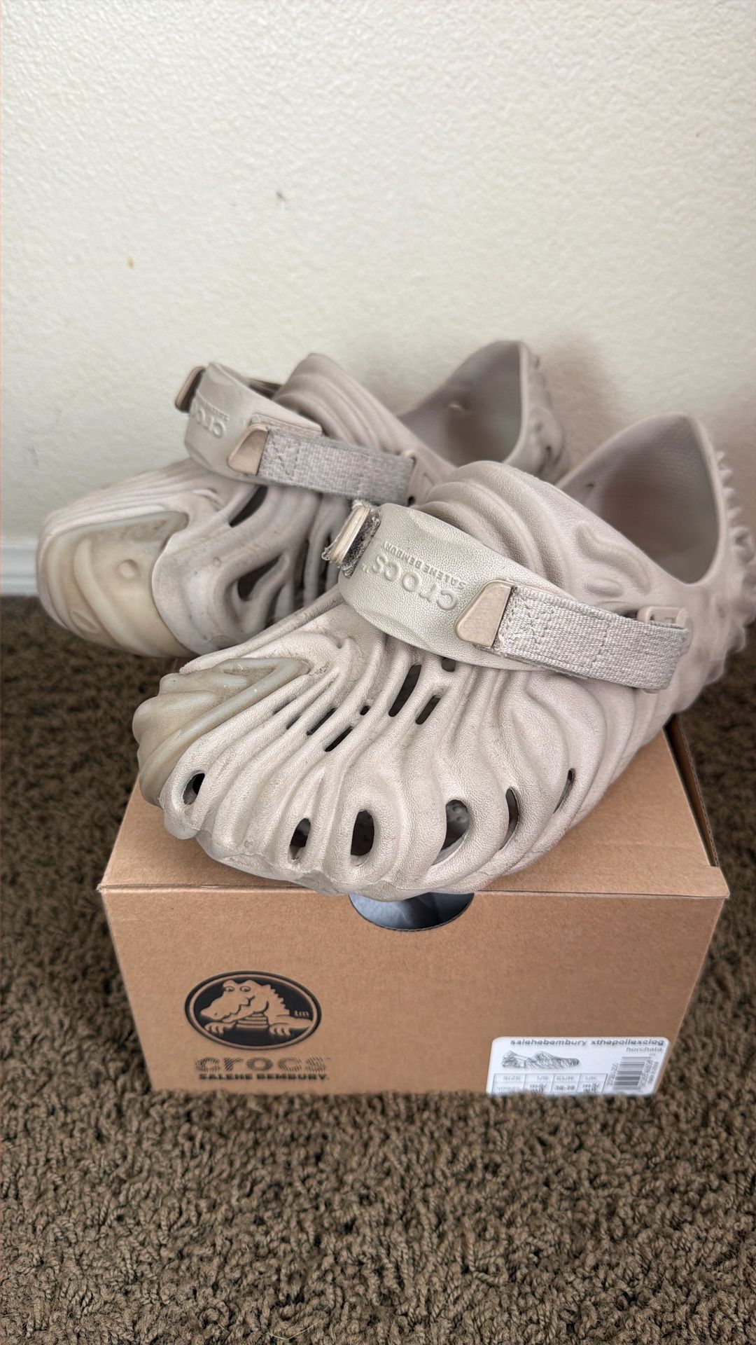 Crocs Salehe Bembury Pollex Horchata Size 6 Men’s