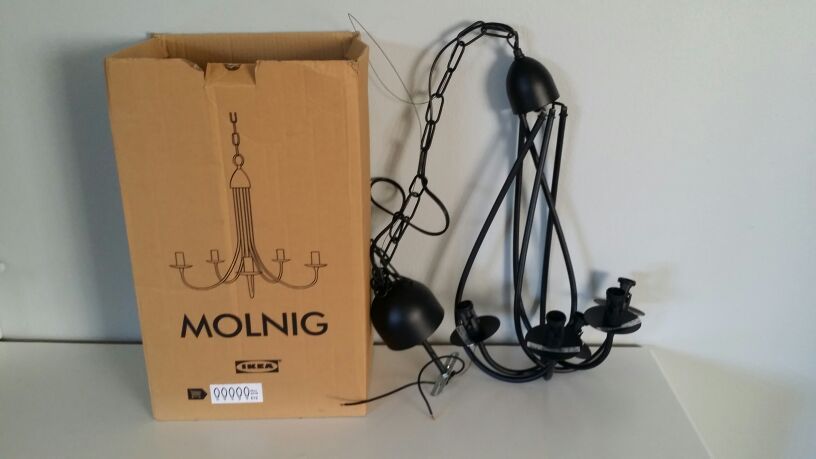 Ikea Molnig chandelier