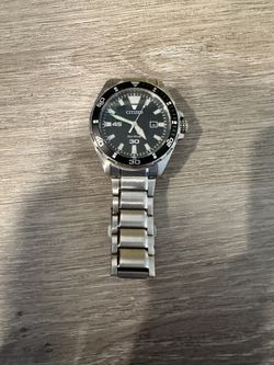 Citizen eco drive/solar powered silver watch