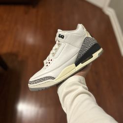 Jordan 3 White Cement Reimagined Sz 9 