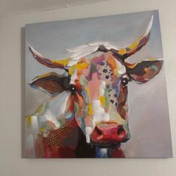 Ridyart Cow Painting