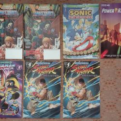 2026 FCBD GAMER & ACTION Lot - Sonic, Street Fighter, Mega Man - 7 Comic Books
