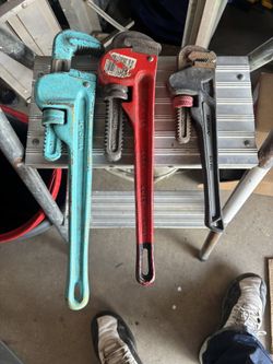 3ea Pipe Wrenches