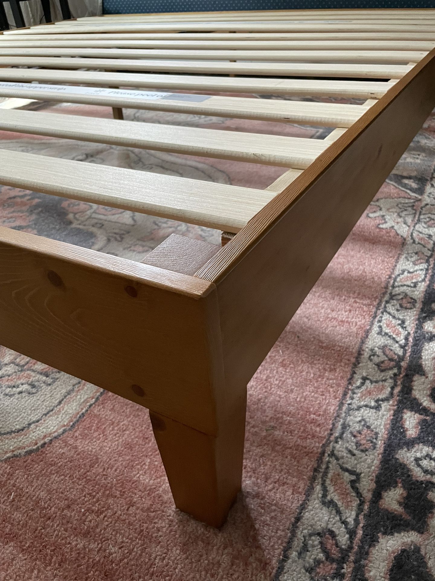 King bed platform frame