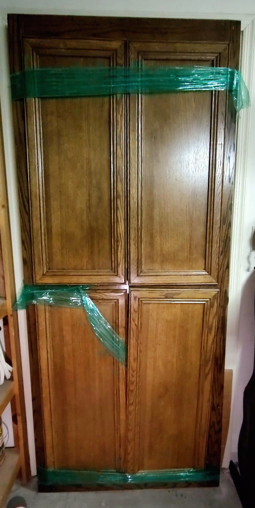 $60.00 O.B.O. It is an Oak Wood pantry.