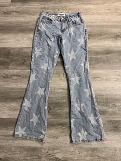 Gogo Jeans Star Print Flare Jeans