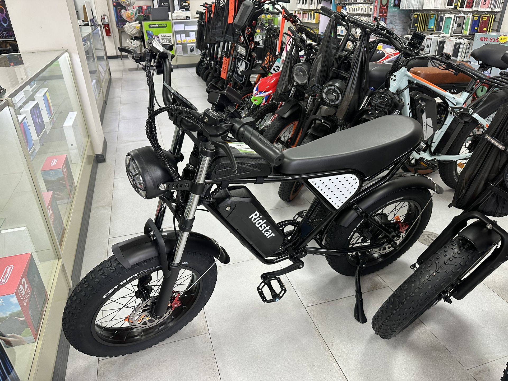 Ridstar Q20 Electric Bicycle 33MPH! Finance For $50 Down Payment!!