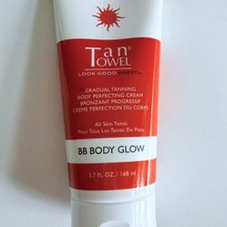 Tan Towel BB Tanning Body Golden Glow Cream All Skin Tones Skincare Moisturizer
