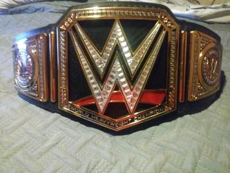 Championship belt. Real deal..WWE COMING TO MILWAUKEE