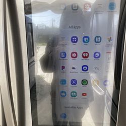 Samsung Touchscreen Bluetooth beautiful stainless steel refrigerator French door everything works perfectly first come first served 