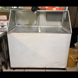 Deep Freezer Glass Top