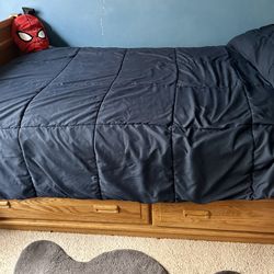Twin Size Solid wood Bed