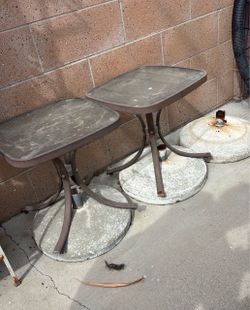 Canopy cement base x3