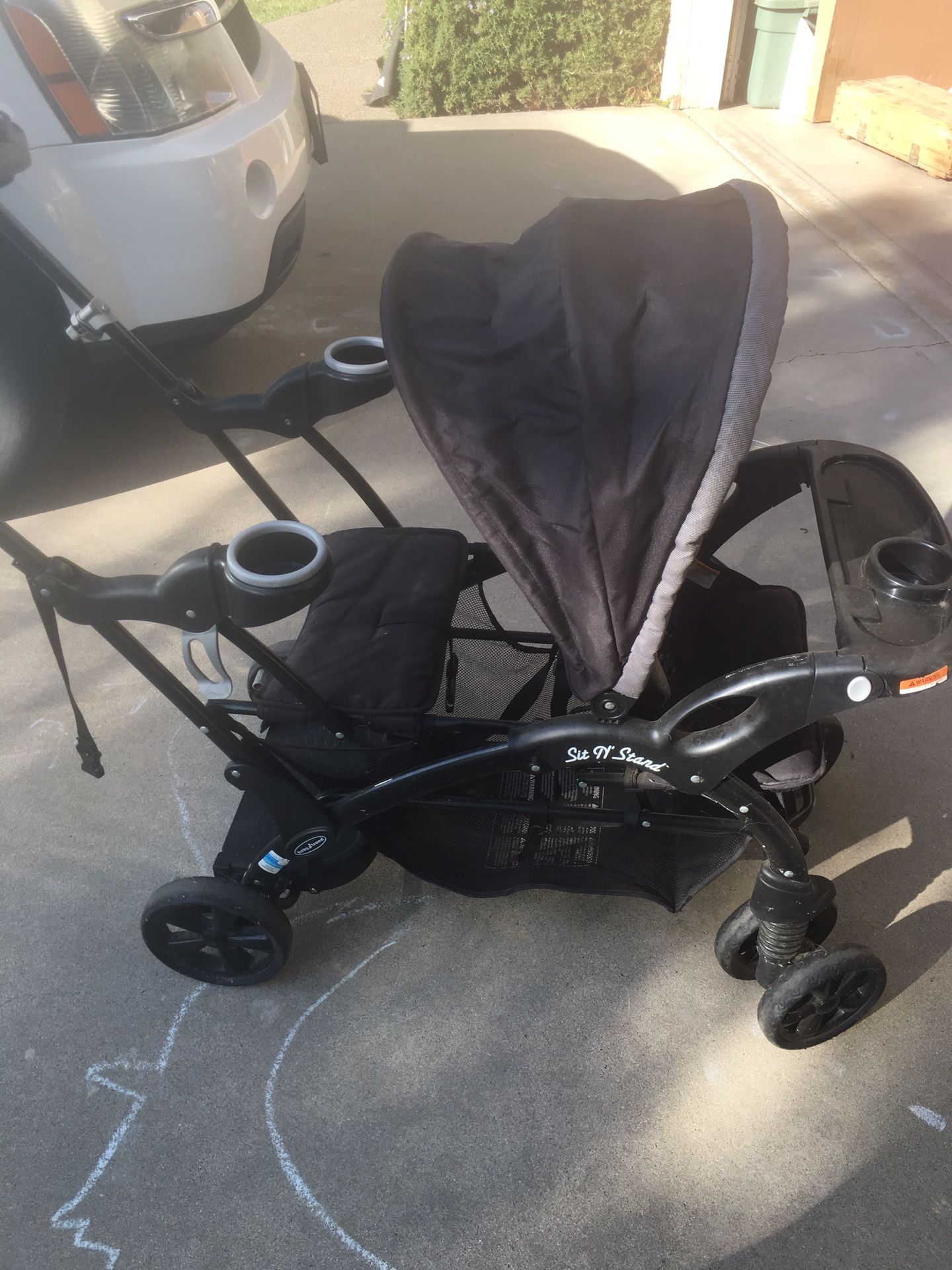 Sit and Stand double stroller