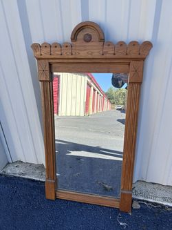 Mirror Wooden Frame Glass