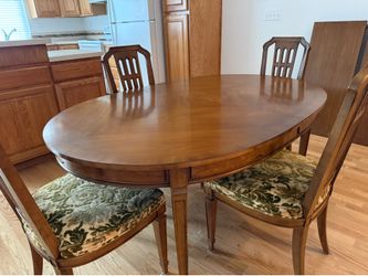 Vintage Classic 1964 Drexel Heritage / Repertoire Collection Dining Table & 4 Chairs