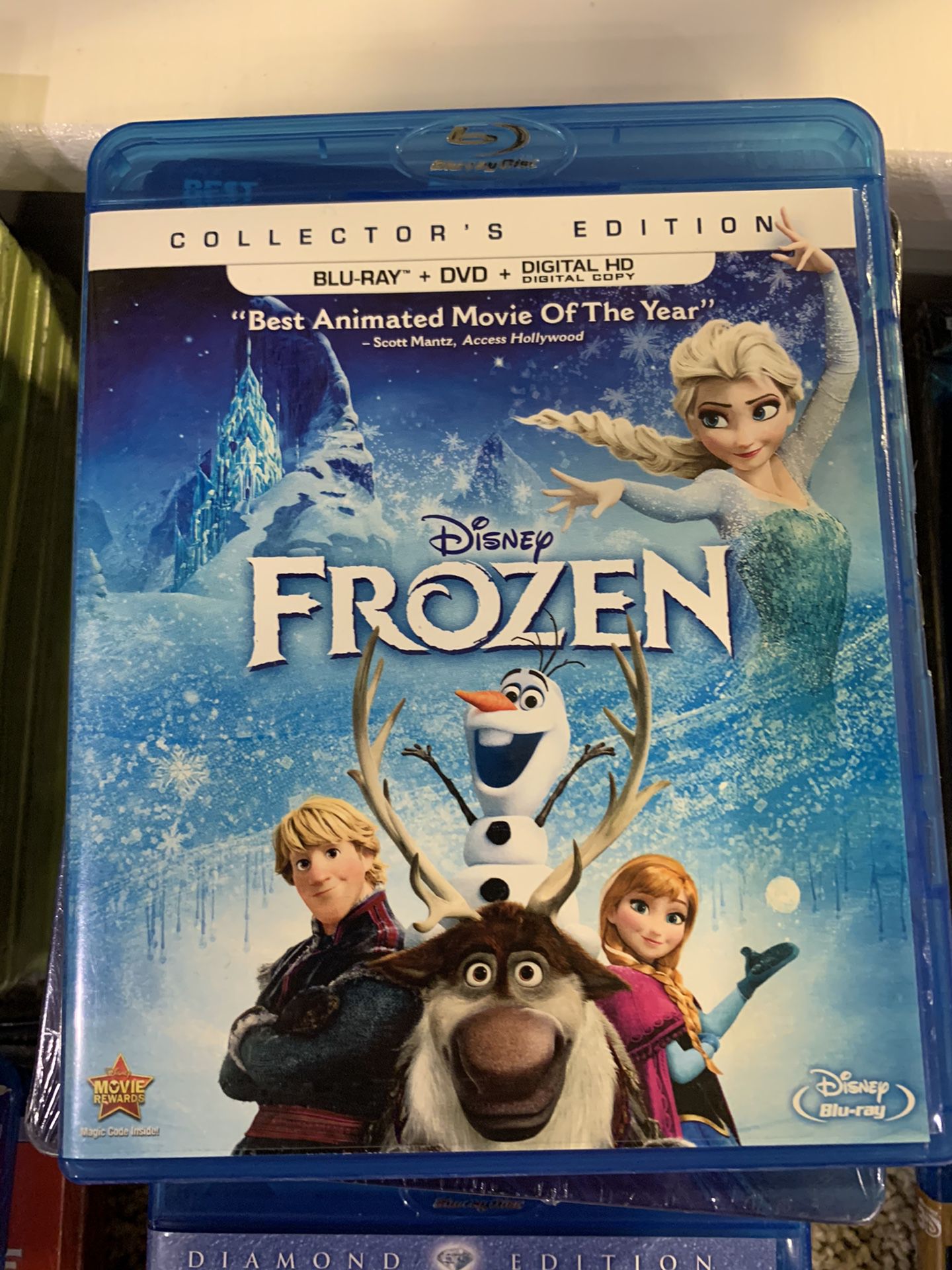 Disney Blu-Ray + DVD Combo Packs (no digital code)