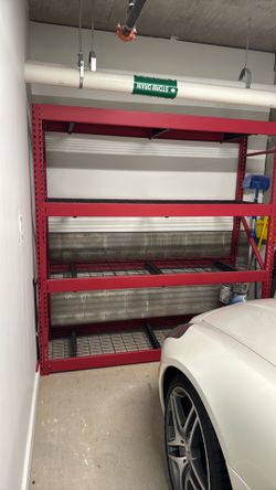 4-Shelf Metal Industrial Duty Freestanding Garage Storage Shelving Unit