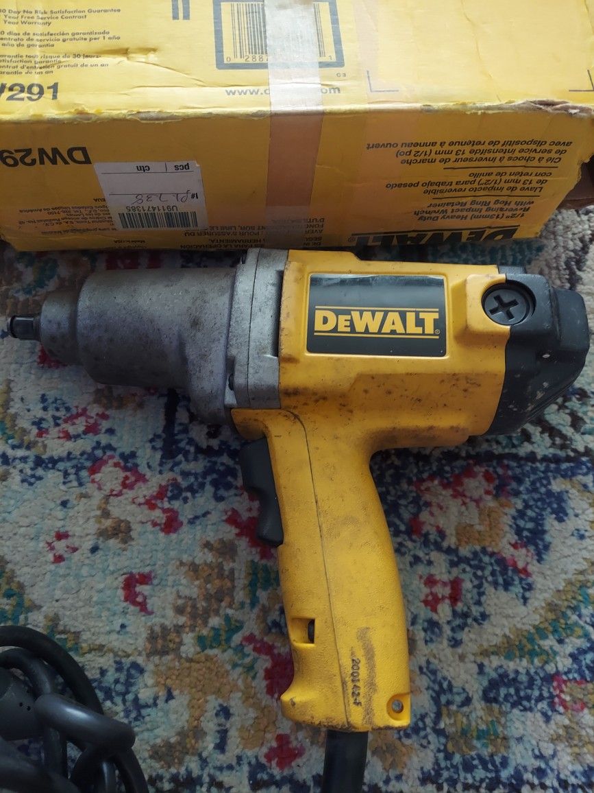 De walt 1/2in heavy duty lmpact wrench
