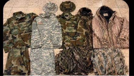Authentic Military Surplus Clothing Lot