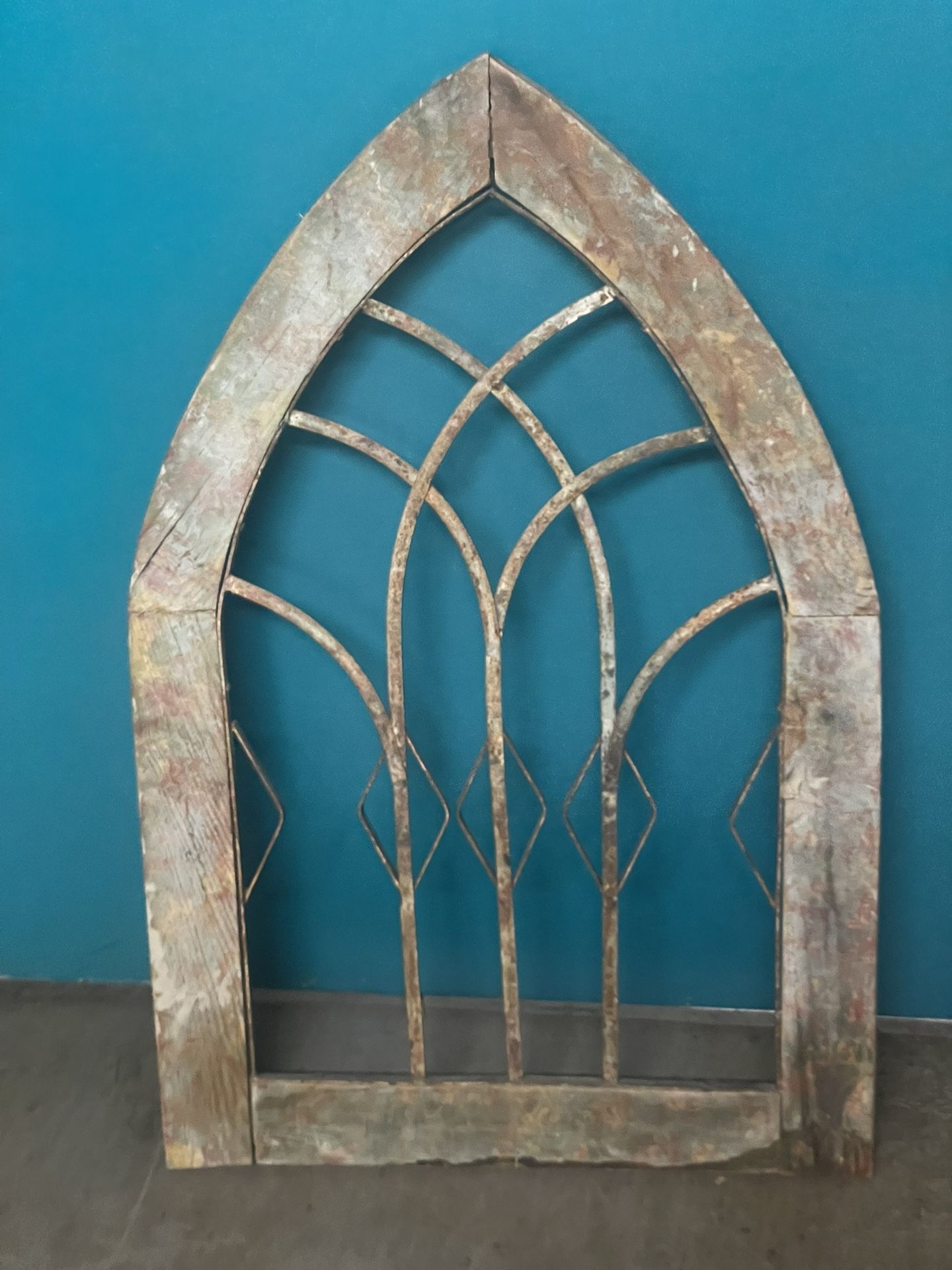 Outdoor decor gothic/ Cathedral Arch window