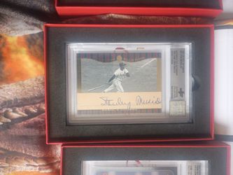 Stan musial Aut Jersey Patch Beckett Authenticated