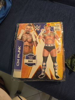 CM punk Wrestler adult costume