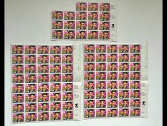 1993 2+ Sheets Elvis Presley US Postal Stamps “Legends of American Music Series”