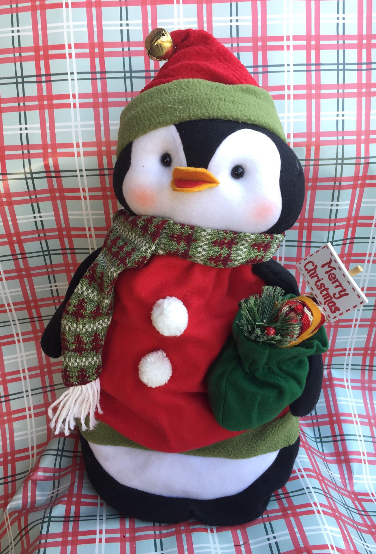 Christmas collapsible penguin
