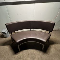 Leather Corner Bench 