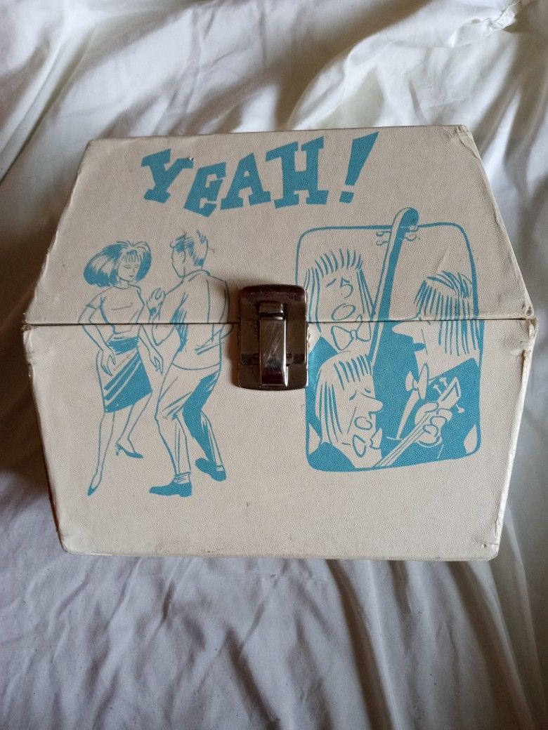 Yeah!45 Record Storage Case1960's Rock N Roll