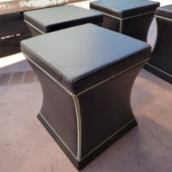 (4) Bernhardt Low Stools  (OBO) 