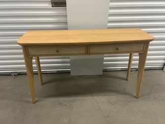 Living Spaces Natural Wood Console