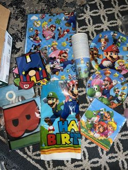 Mario Bros Party Decorations 
