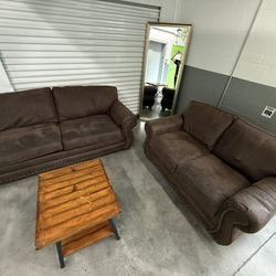Couch + Loveseat | Living room furniture set | Sofa 